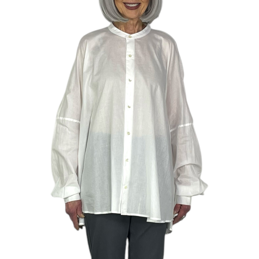 GATHERED BACK SHIRT