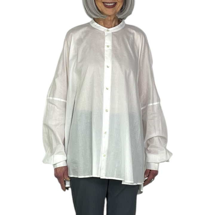 GATHERED BACK SHIRT