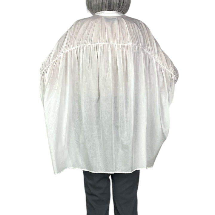 GATHERED BACK SHIRT