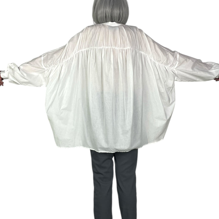GATHERED BACK SHIRT