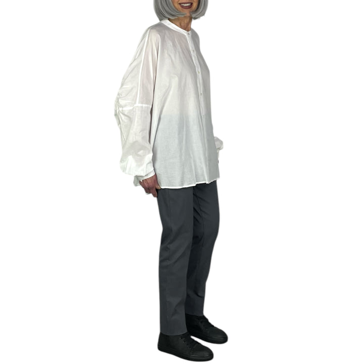 GATHERED BACK SHIRT
