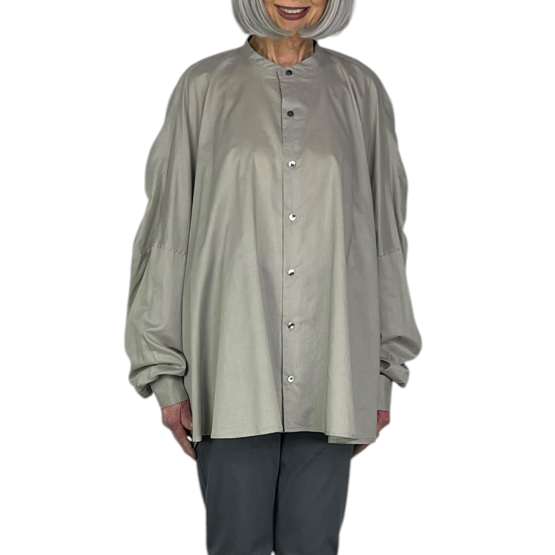 GATHERED BACK SHIRT