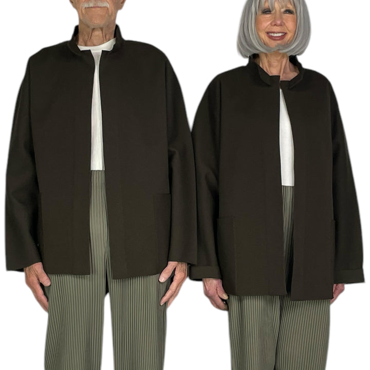 INLAID KNIT CARDIGAN