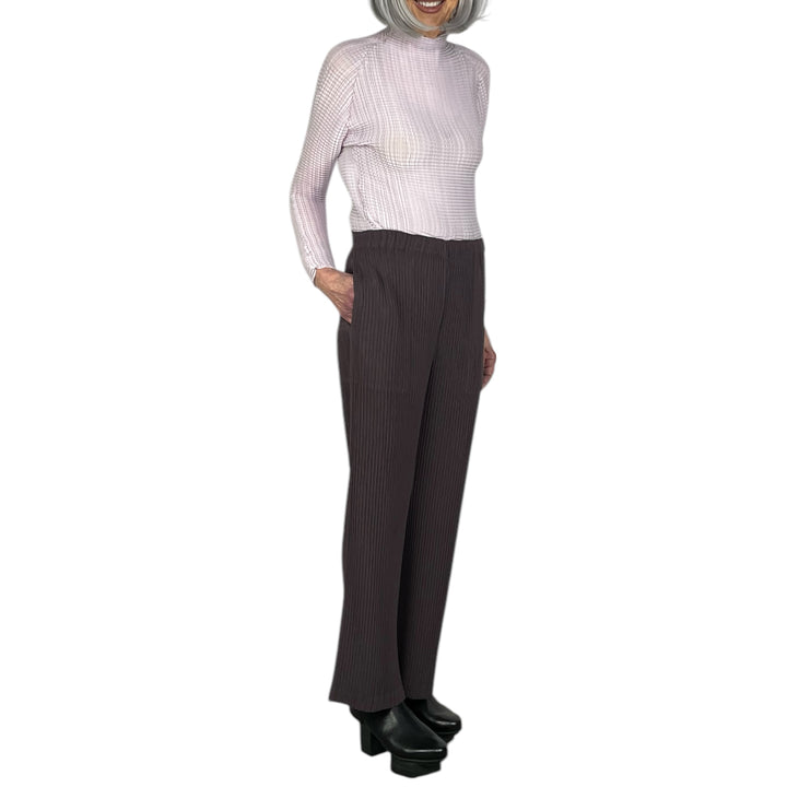HATCHING PLEATS PANT