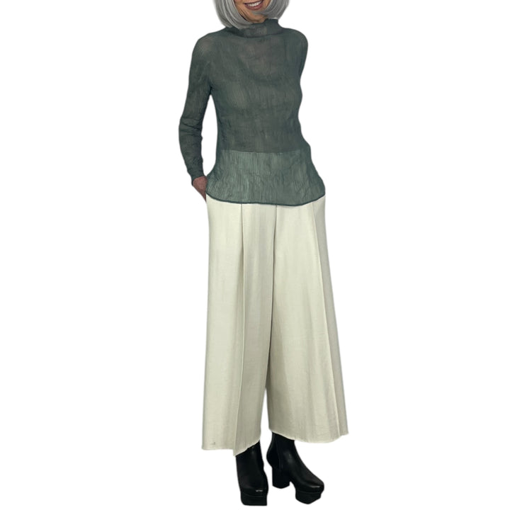 CHIFFON TWIST 1 HI-NECK TOP