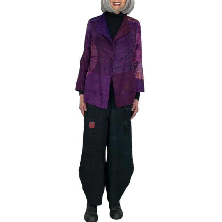 CIRCLE SHIBORI TIE DYE SHORT JACKET