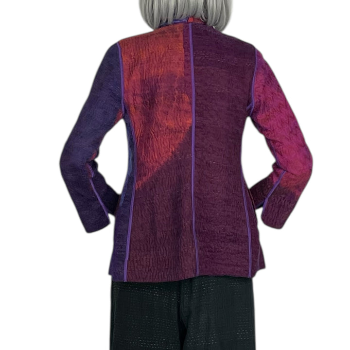 CIRCLE SHIBORI TIE DYE SHORT JACKET