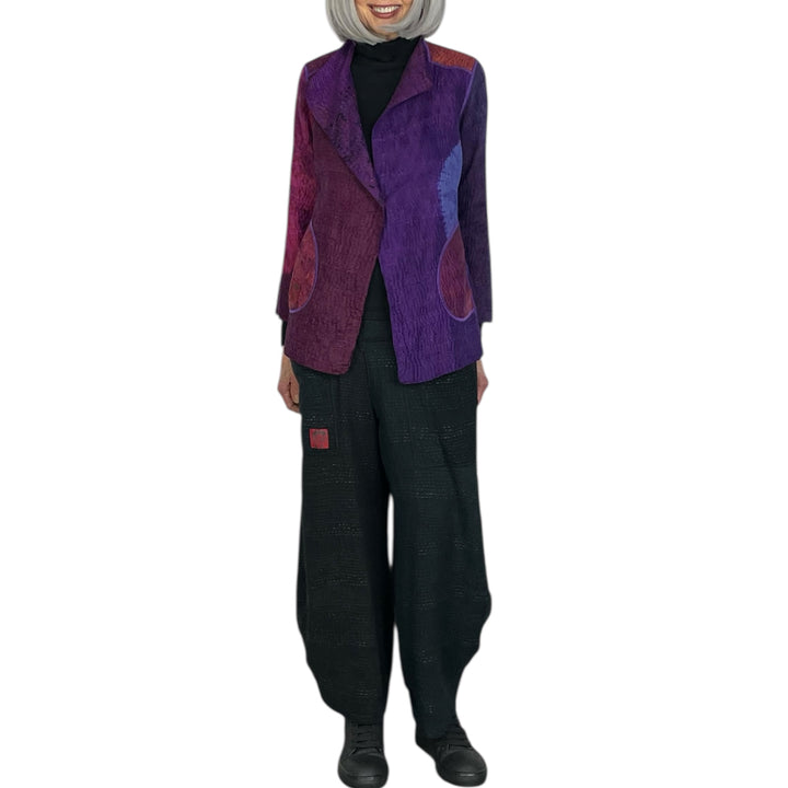 CIRCLE SHIBORI TIE DYE SHORT JACKET
