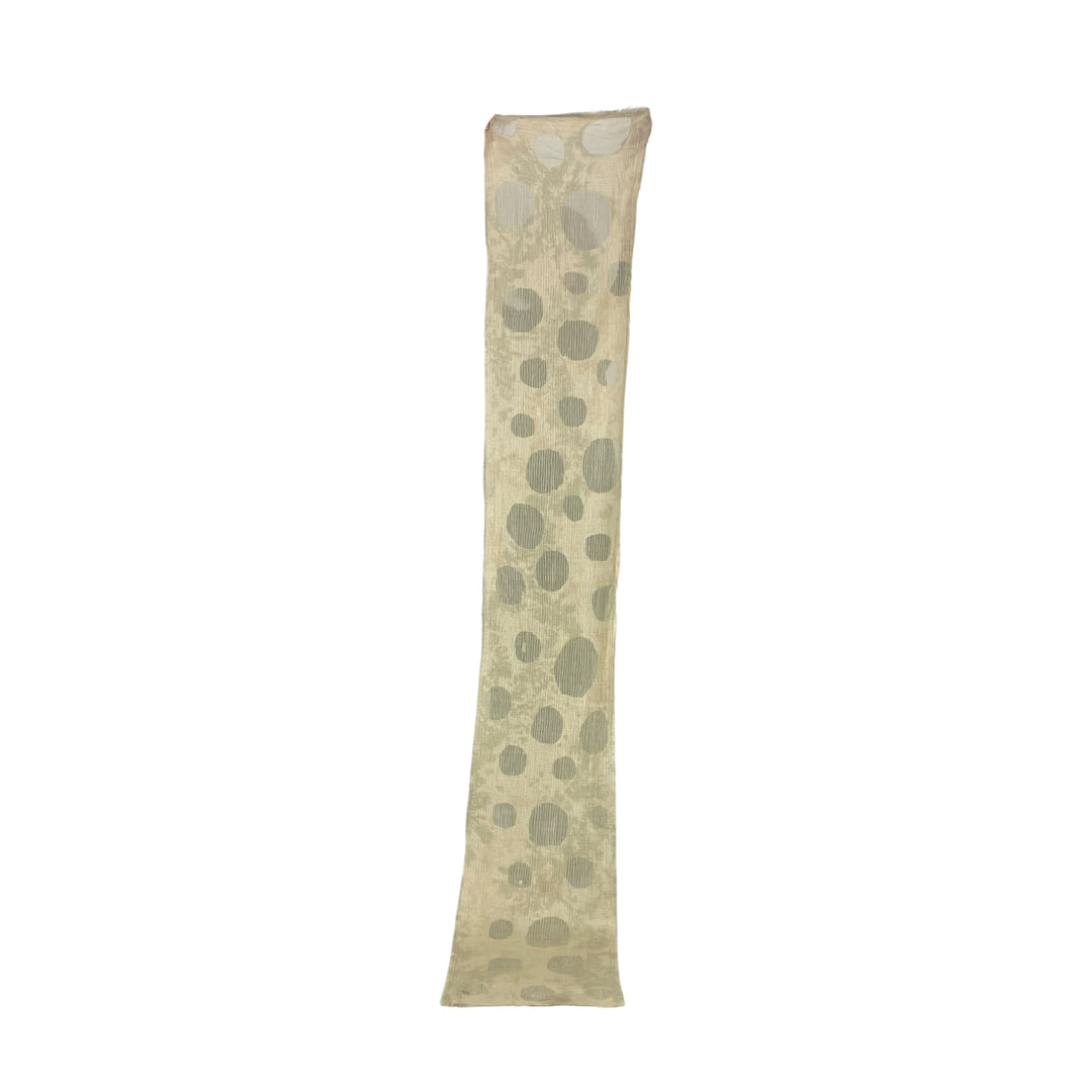 CUT THROUGH DOT & HOLES SCARF SMALL