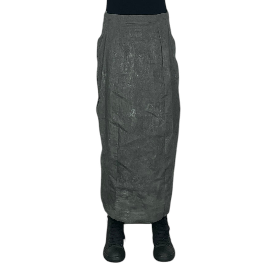 COATED LINEN SKIRT
