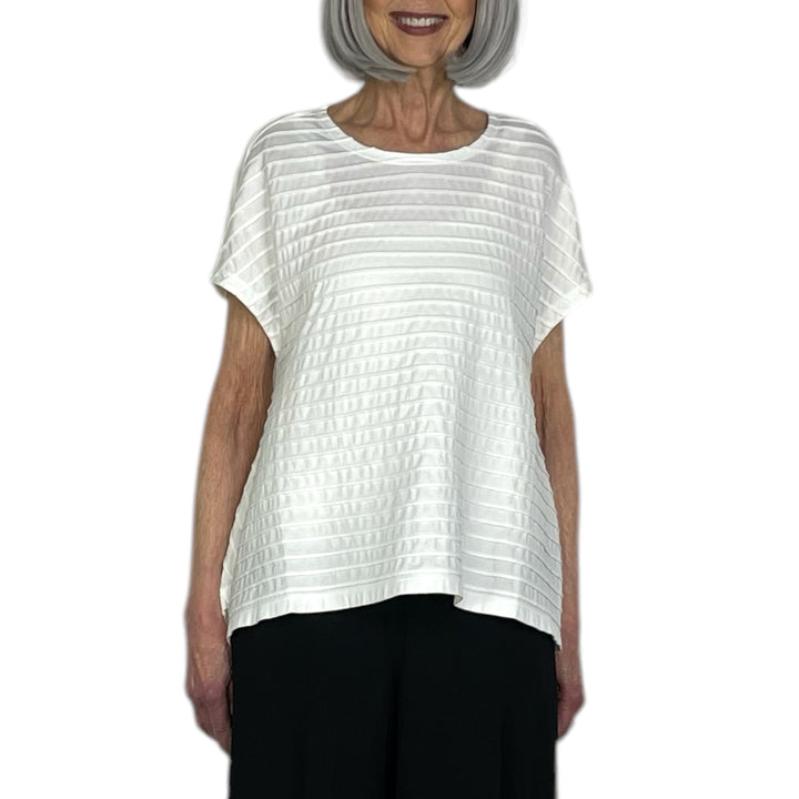 ASYMMETRIC JERSEY TOP