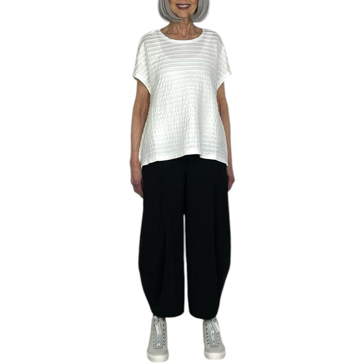 ASYMMETRIC JERSEY TOP