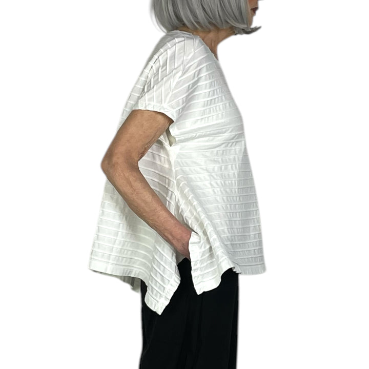ASYMMETRIC JERSEY TOP