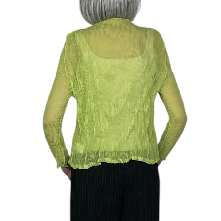 CHIFFON TWIST 2 ZIP JACKET