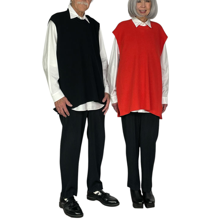 TIGHT TWIST COTTON KNIT VEST