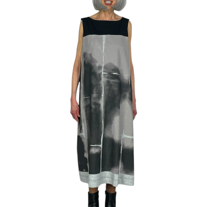 PAINTED SLEEVELESS DRESS