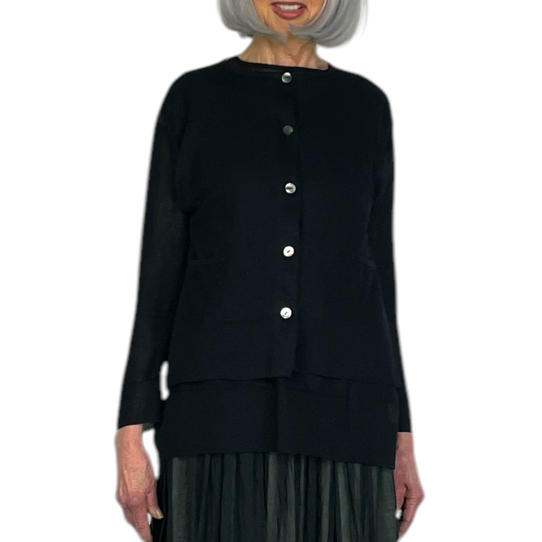 DOUBLE KNIT CARDIGAN
