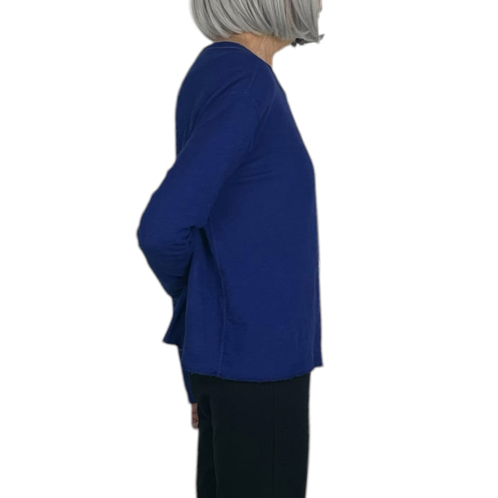 DOUBLE LAYER SNAP CARDIGAN