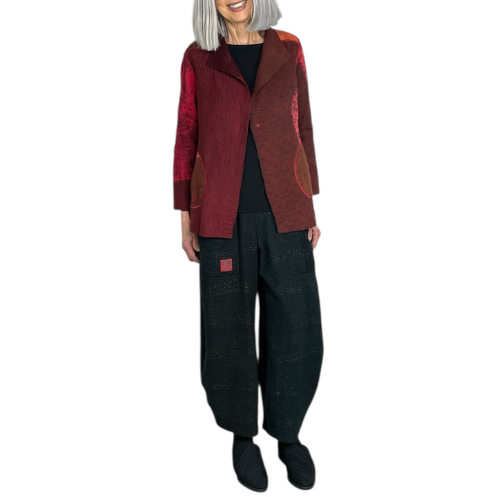 CIRCLE SHIBORI TIE DYE SHORT JACKET