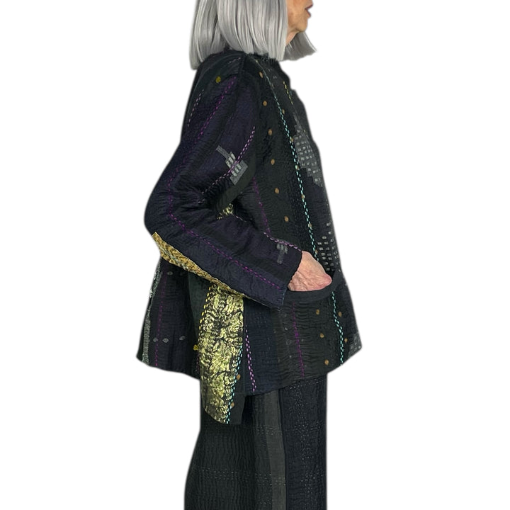 JEWEL WOVEN KAFTAN SHORT JACKET