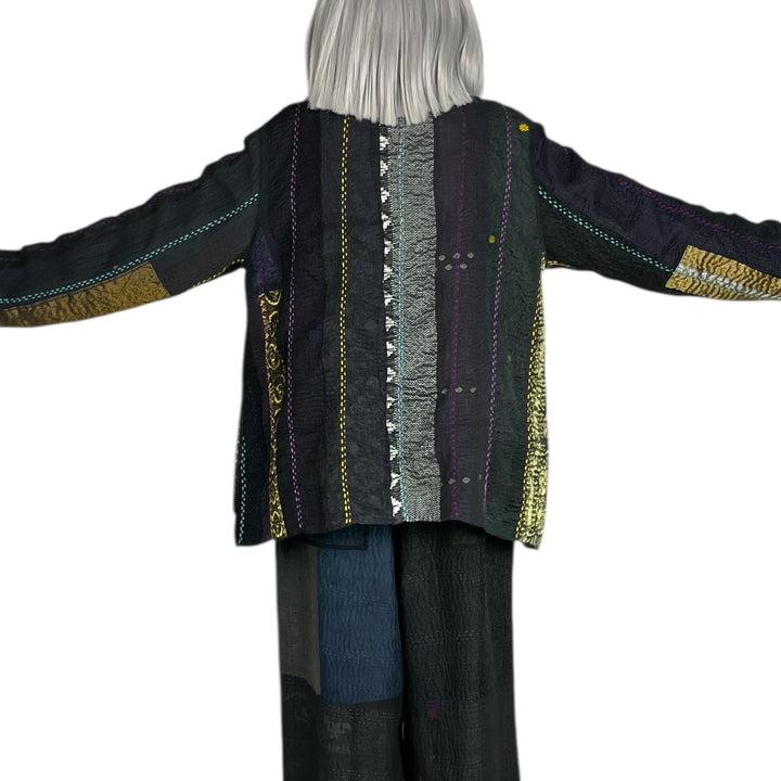 JEWEL WOVEN KAFTAN SHORT JACKET