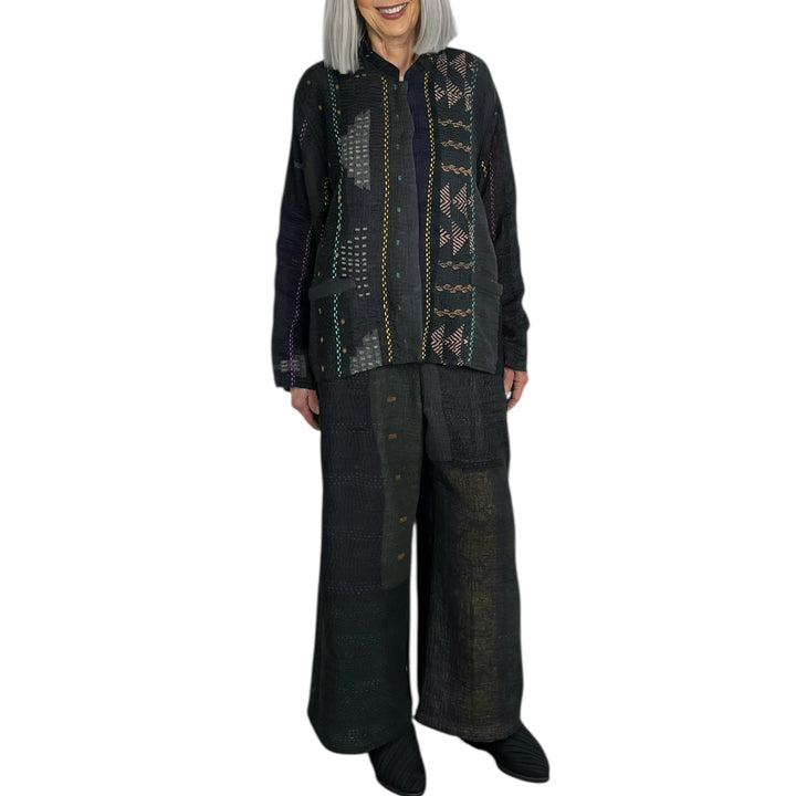 JEWEL WOVEN KAFTAN SHORT JACKET