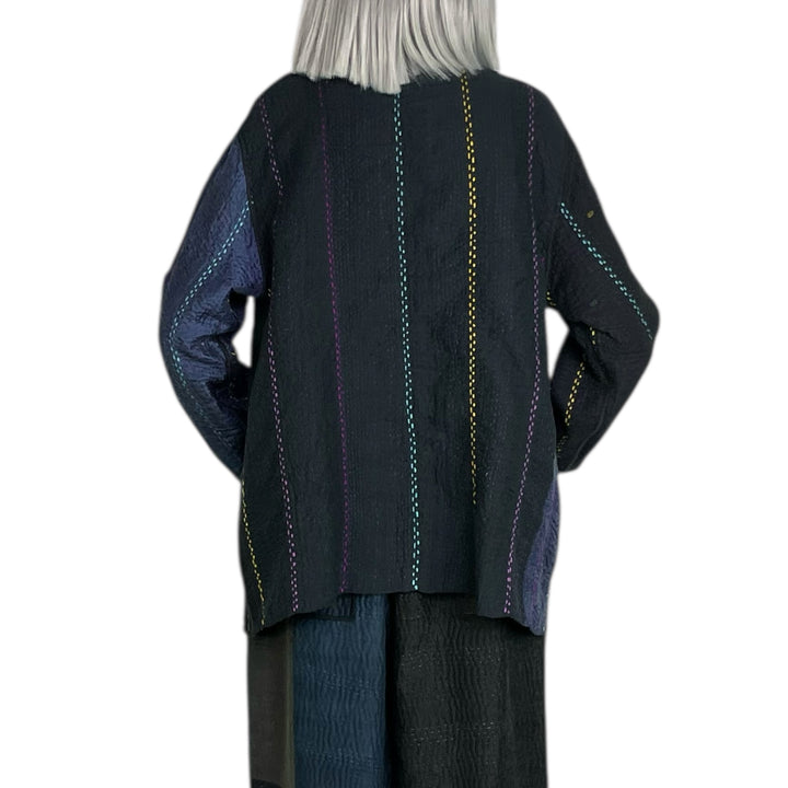 JEWEL WOVEN KAFTAN SHORT JACKET