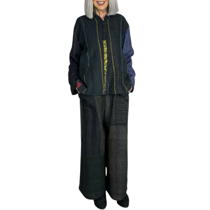 JEWEL WOVEN KAFTAN SHORT JACKET