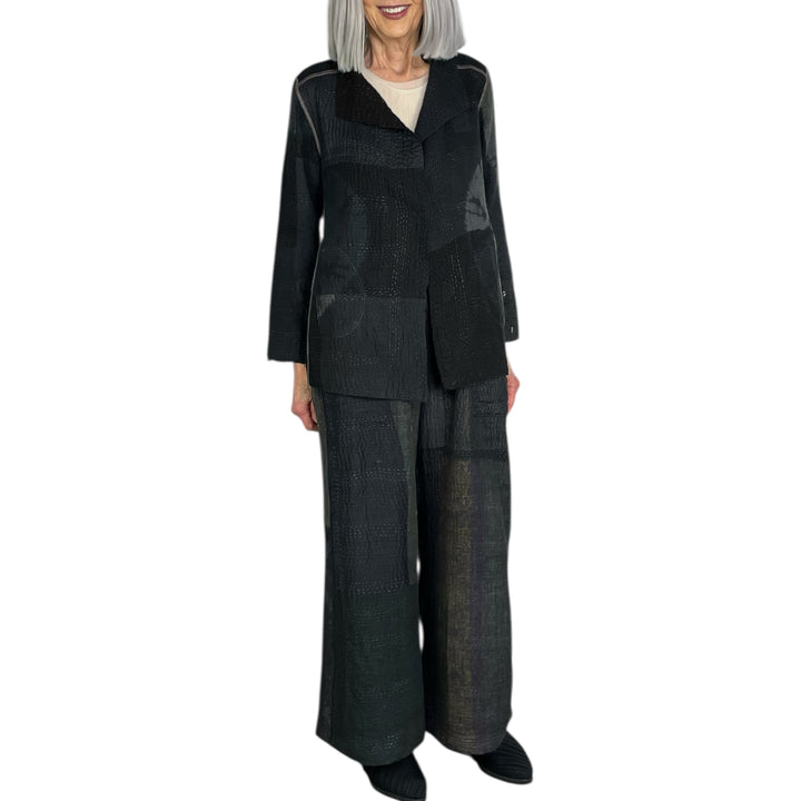 CIRCLE SHIBORI TIE DYE SHORT JACKET