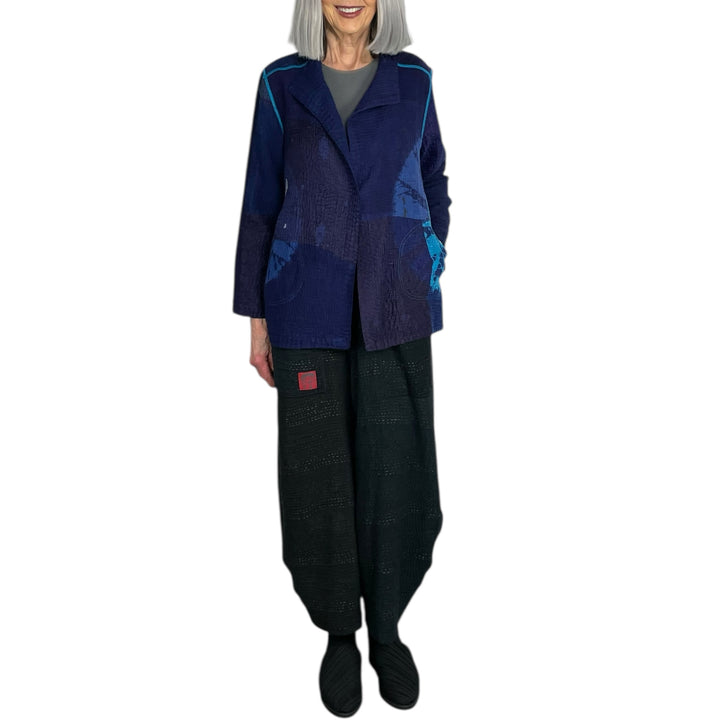 CIRCLE SHIBORI TIE DYE SHORT JACKET