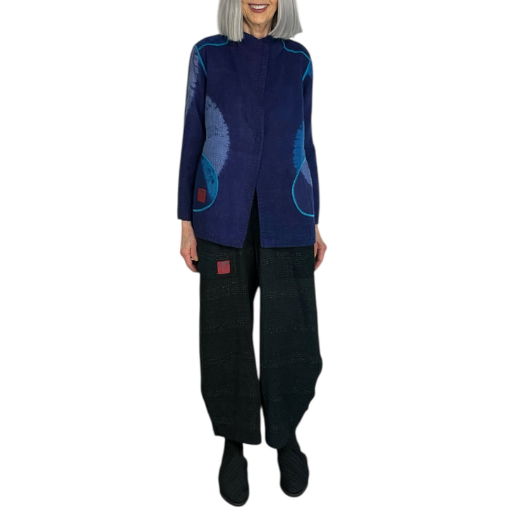 CIRCLE SHIBORI TIE DYE SHORT JACKET