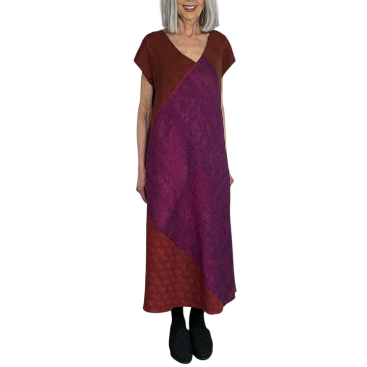 JEWEL WOVEN CAP SLEEVE DRESS