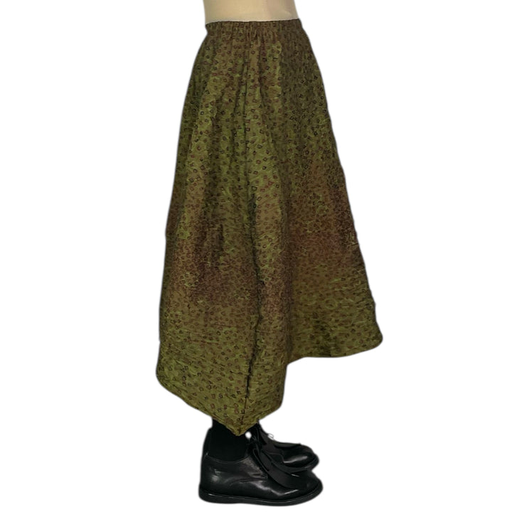 SHIBORI HORIZONTAL PLEAT SKIRT