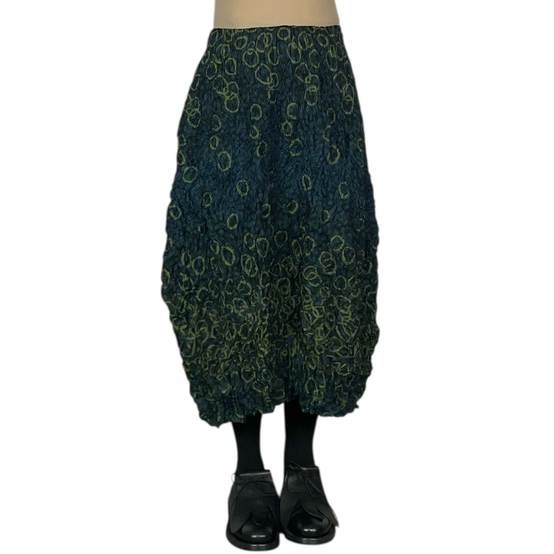 SHIBORI CRUSH PLEAT SKIRT