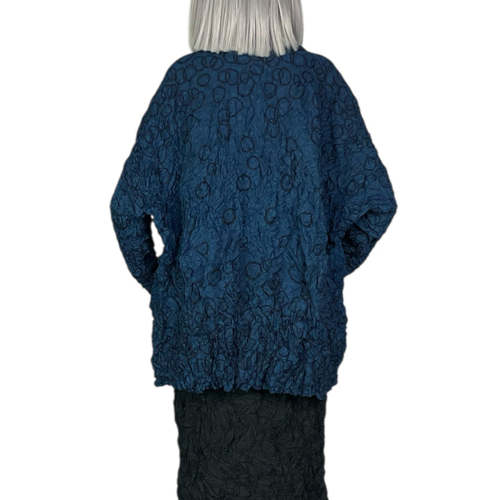 SHIBORI CRUSH PLEAT LONG TOP