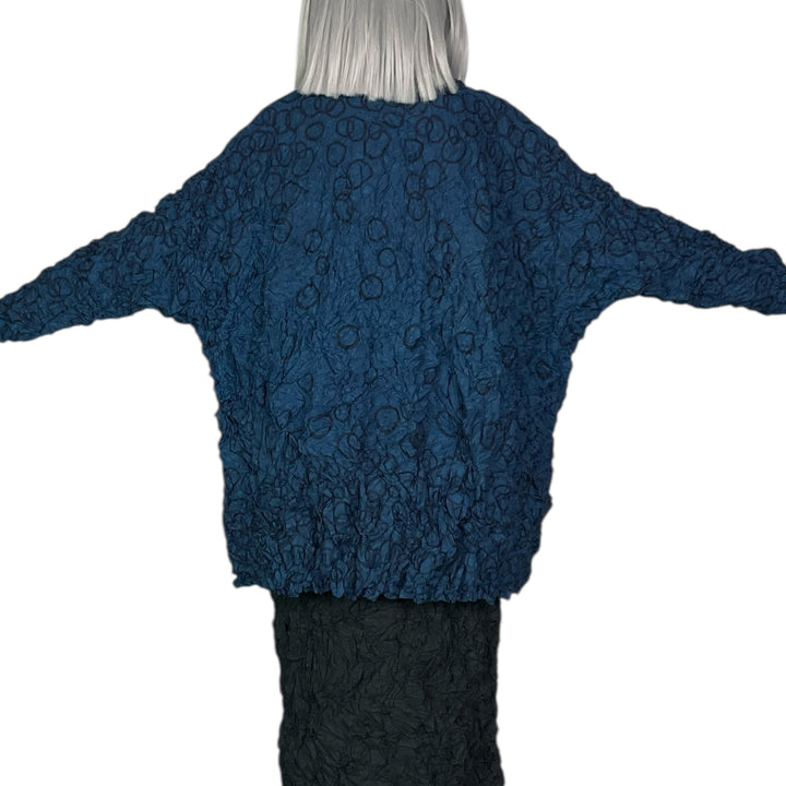 SHIBORI CRUSH PLEAT LONG TOP
