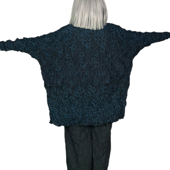 SHIBORI CRUSH PLEAT LONG TOP