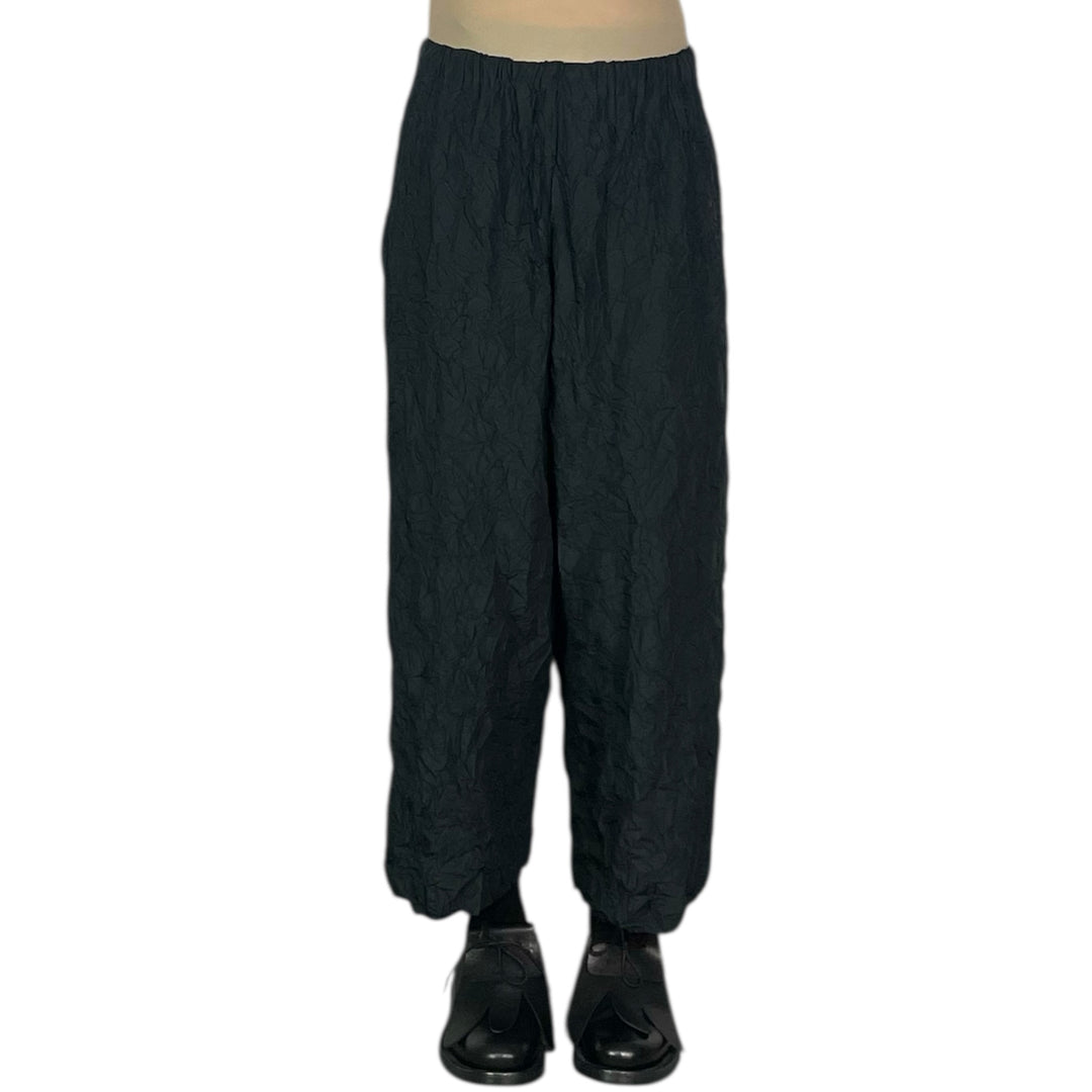 CRUSH PLEAT TAFFETA PANT