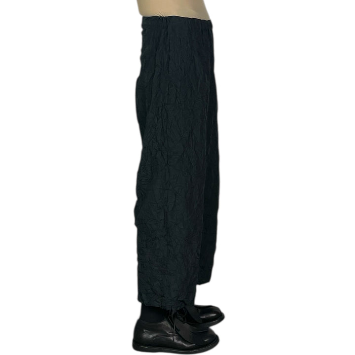 CRUSH PLEAT TAFFETA PANT