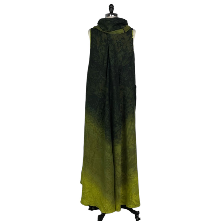 TWILIGHT PRINT COWL NECK MAXI DRESS
