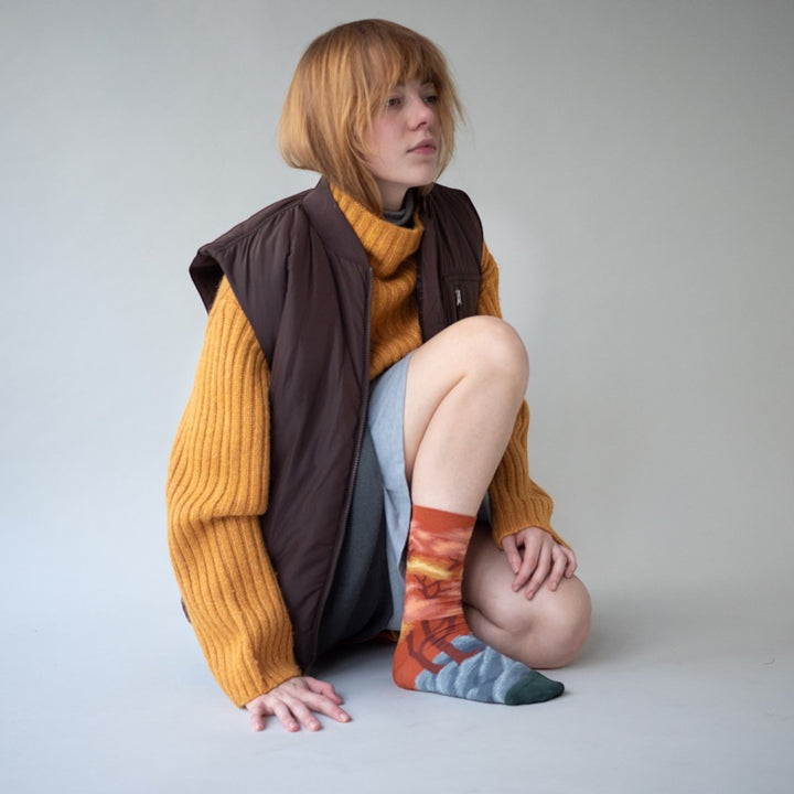 TREE SOCKS - PUMPKIN