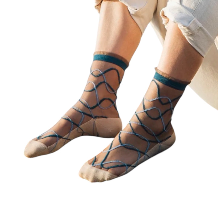 RIFLESSI BLEUE SOCKS