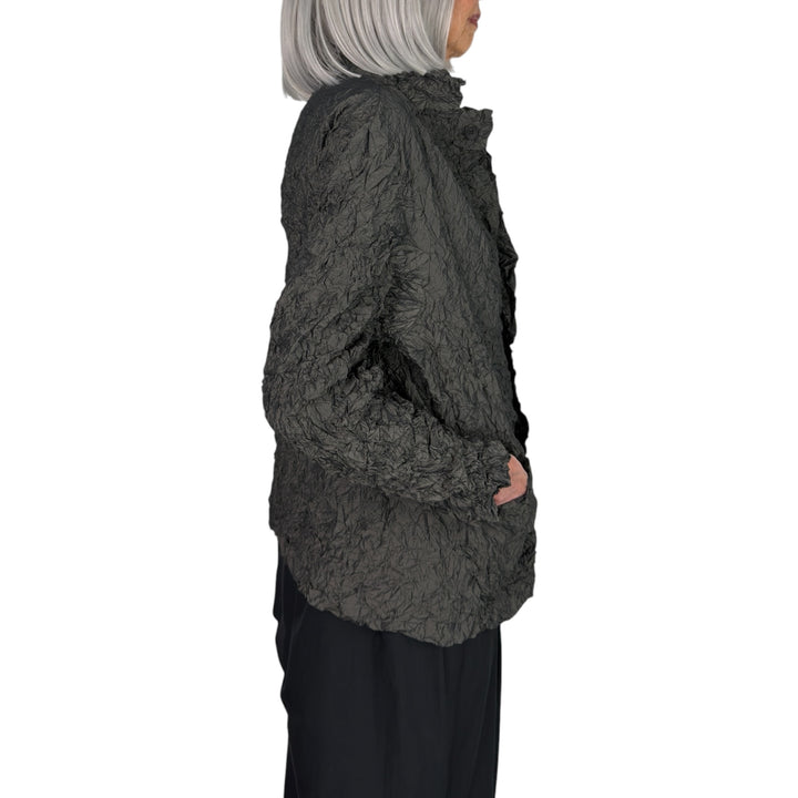 CRINKLE PLEAT 3 POCKET JACKET