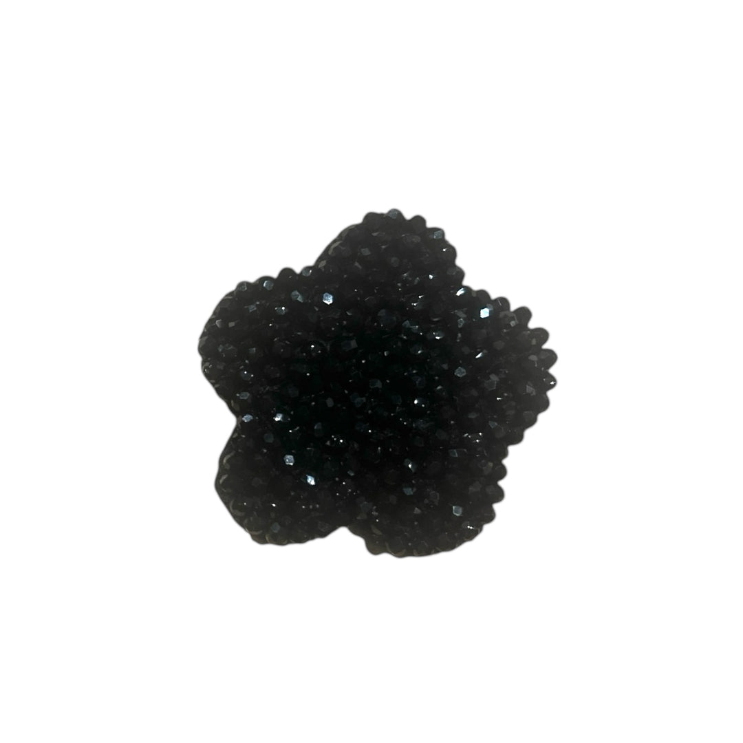 COUTURE FLOWER BUTTON PATCH