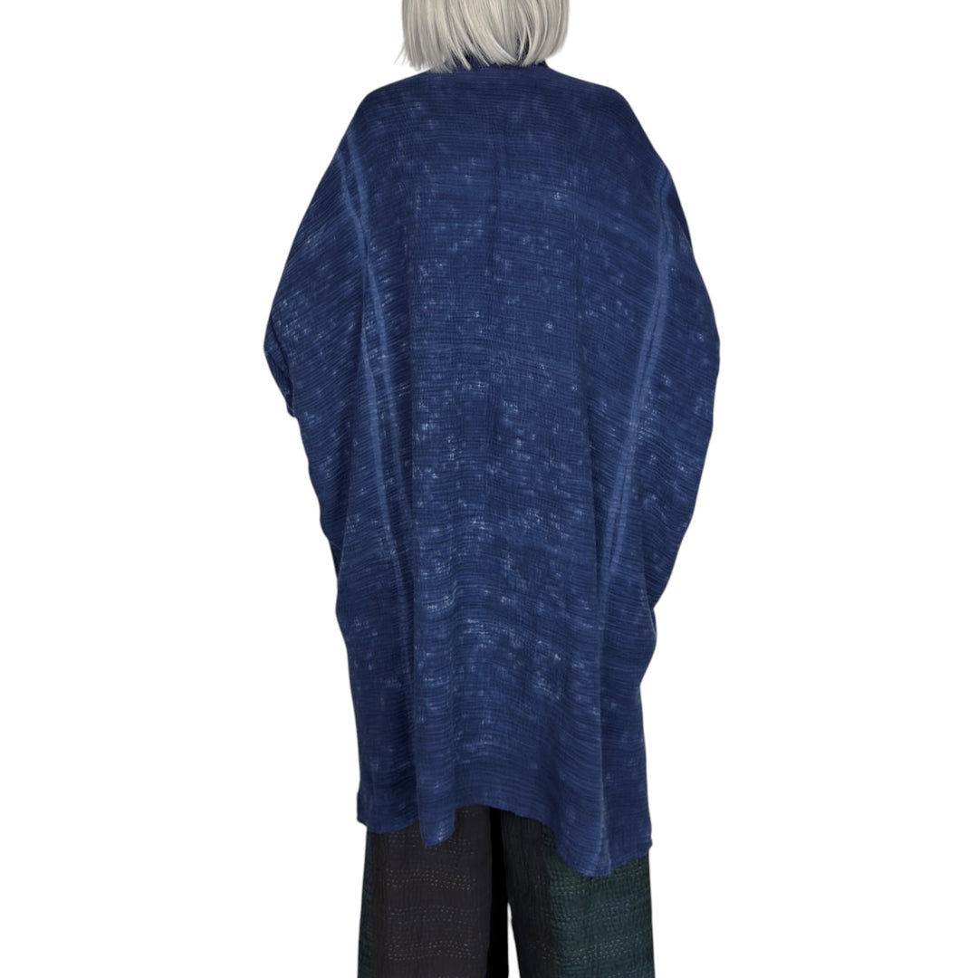 SAND SUN DYE KIMONO WRAP LONG COAT