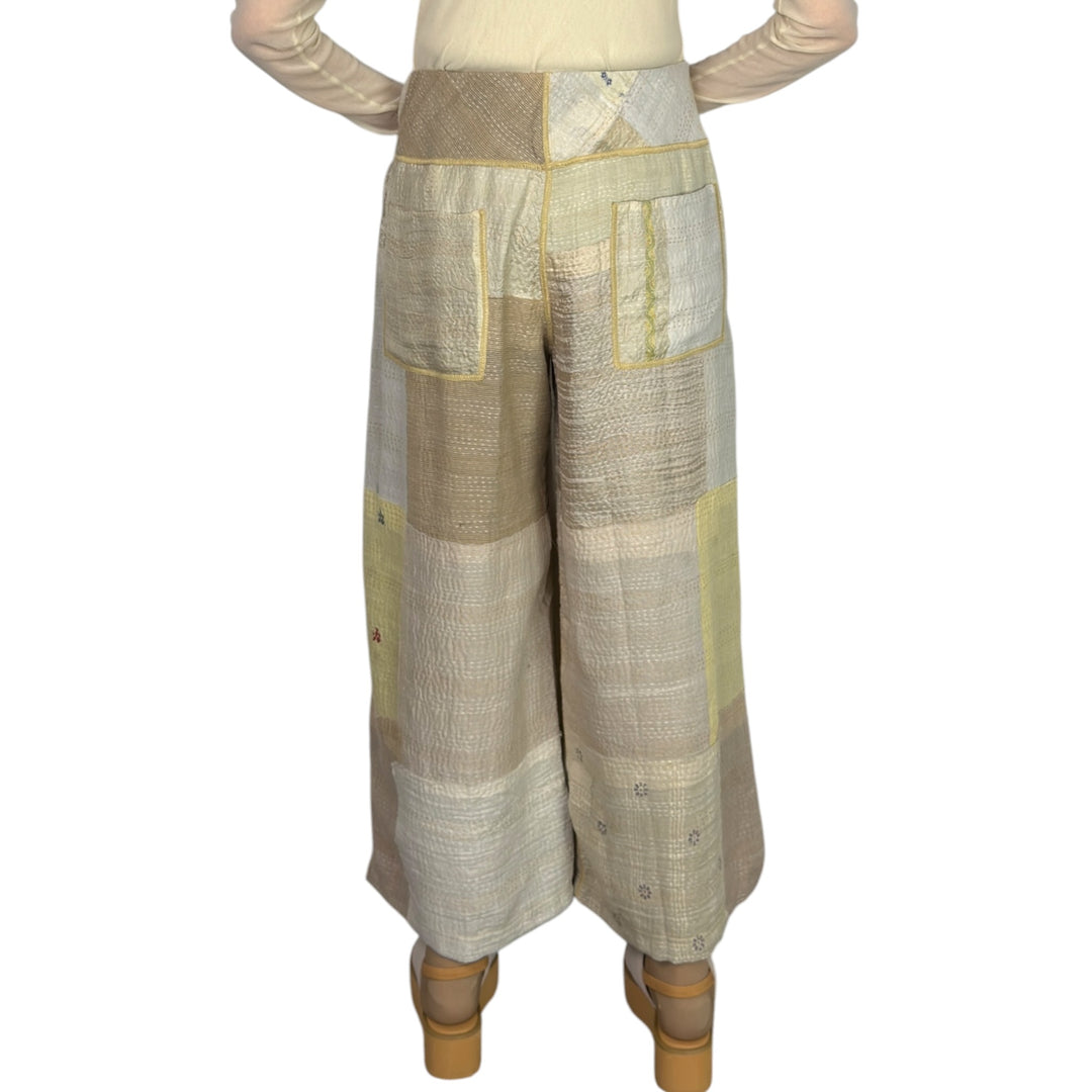 MOSAIC PATCH WIDE LEG PANT