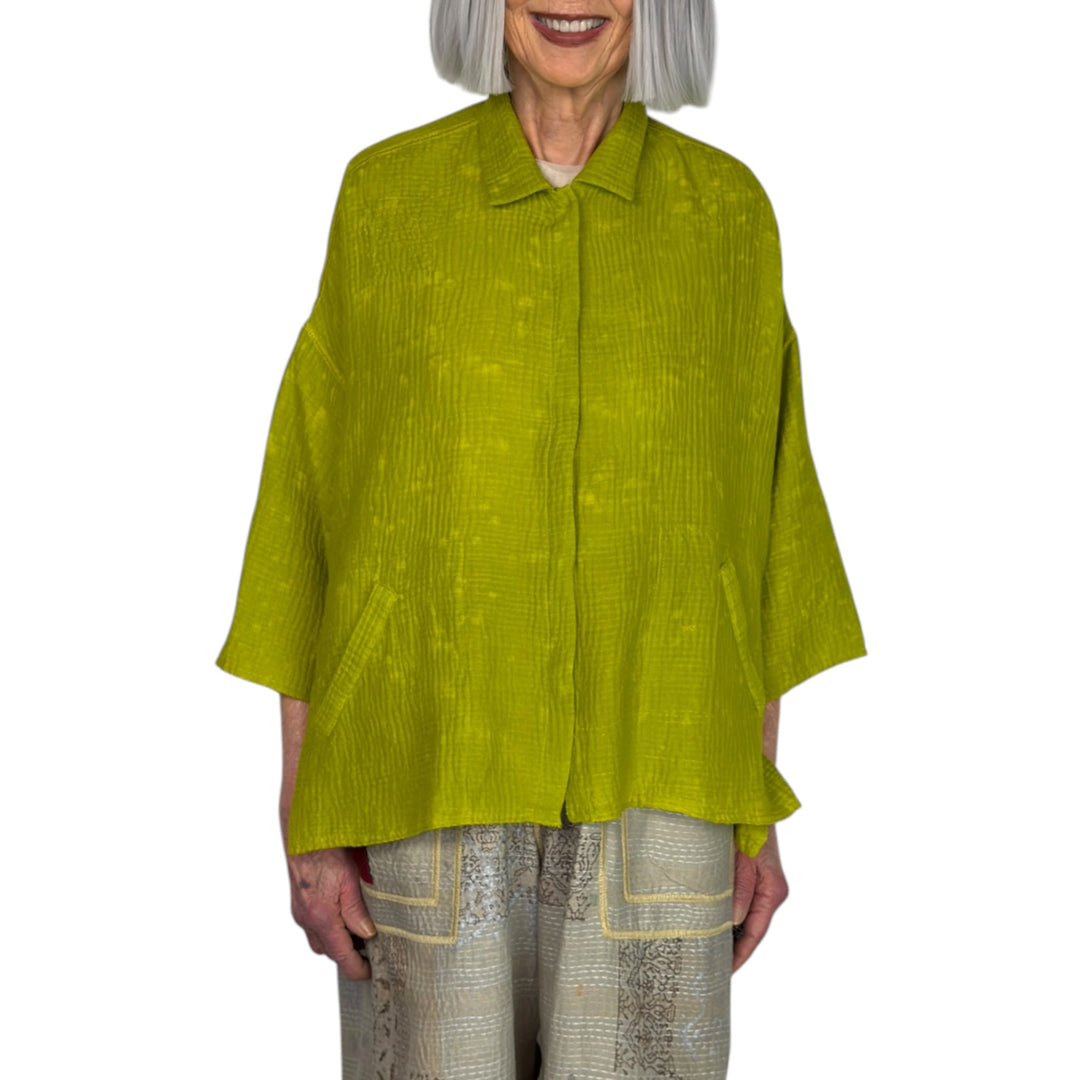 SAND SUN DYE RIPPLE TENT SHIRT