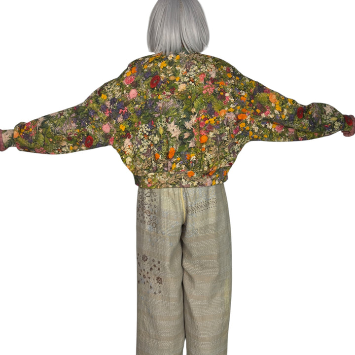 SMALL FLORAL PRINT SWEATSHIRT
