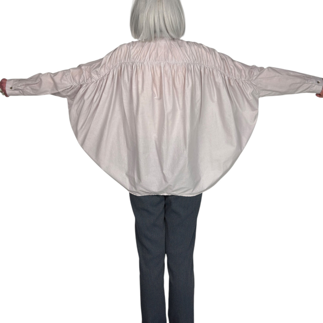 GATHERED BACK SHIRT