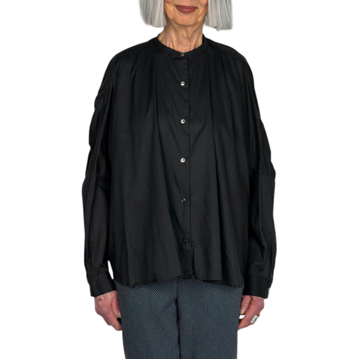 GATHERED BACK SHIRT